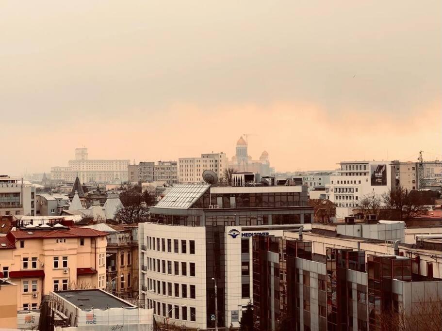 City View Studio In The Heart Of Bucharest 아파트 외부 사진